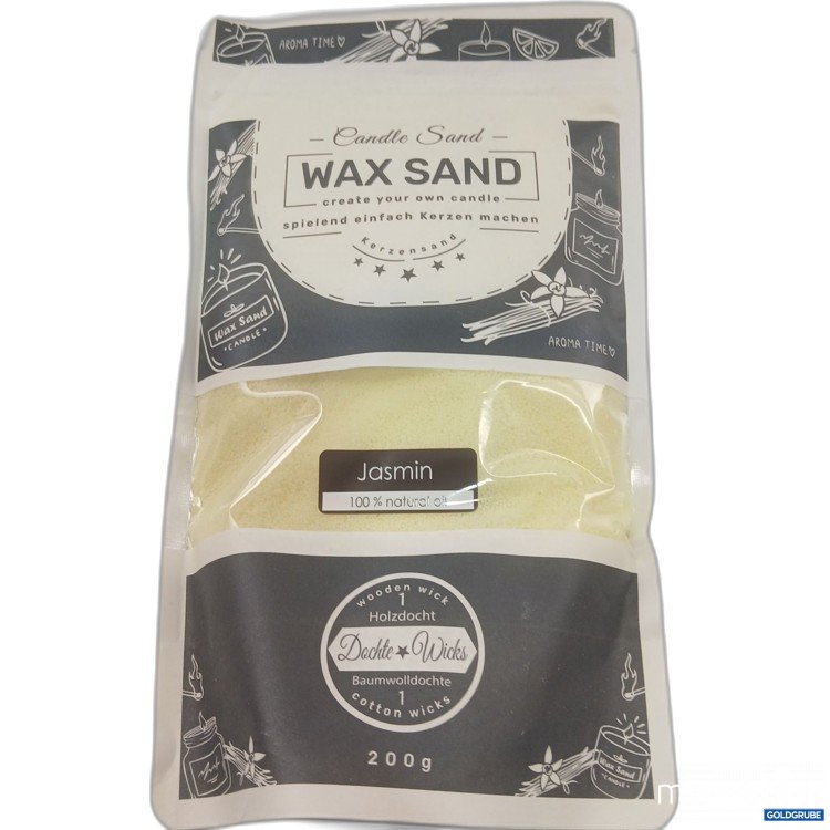 Artikel Nr. 970757: Candle Sand Wax Sand 200g Jasmin 