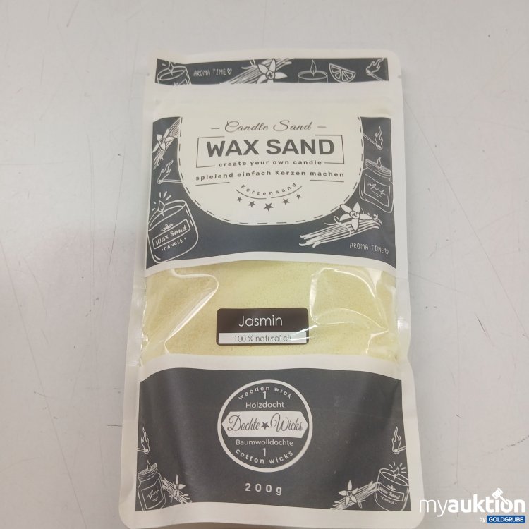 Artikel Nr. 970757: Candle Sand Wax Sand 200g Jasmin 