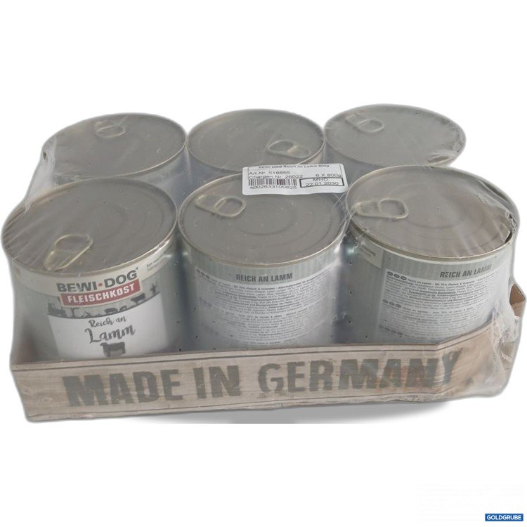 Artikel Nr. 973757: BEWI-DOG Fleischkost Reich an Lamm 6x800 g