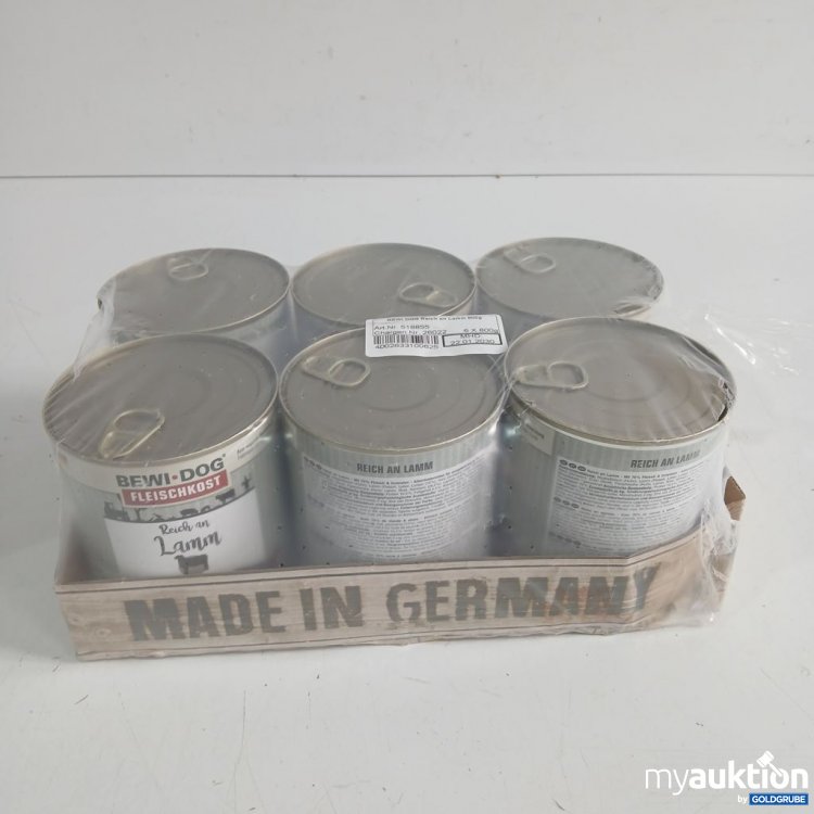 Artikel Nr. 973757: BEWI-DOG Fleischkost Reich an Lamm 6x800 g