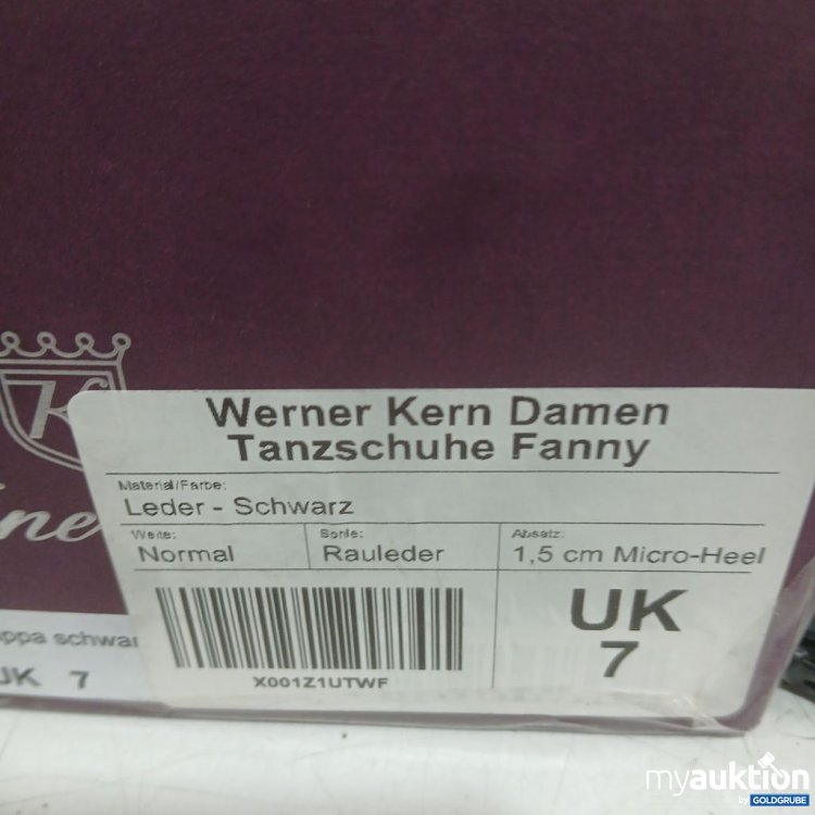 Artikel Nr. 991757: Werner Kern Damen Tanzschuhe Fanny Schwarz UK 7