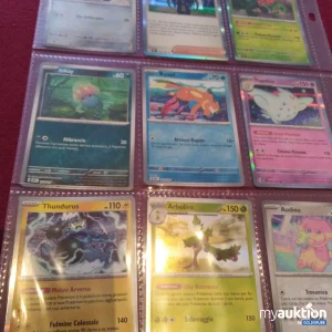 Auktion 9 Stück Pokémon Sammelkarten 