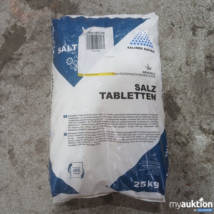 Artikel Nr. 464758: Saltech Plus Austria Salz Tabletten 25 kg