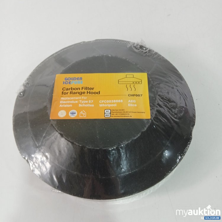 Artikel Nr. 812758 Artikel Nr. 812758: Golden IcePure Carbon Filter for Range Hood CHF007