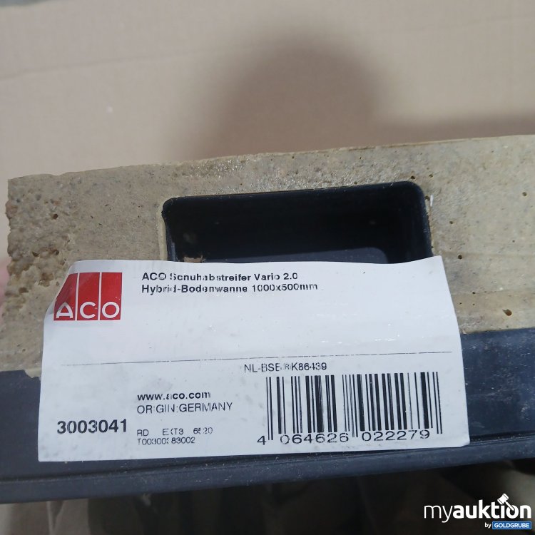 Artikel Nr. 868758 Artikel Nr. 868758: Aco Schuhabstreifer Varlo 2.0 Hybrid Bodenwanne 1000x500mm 3003041