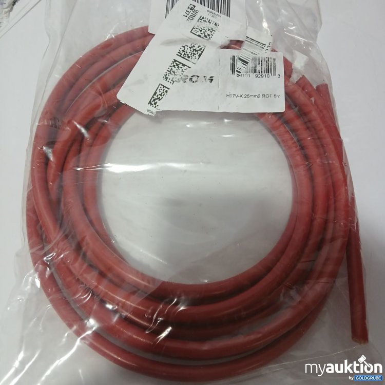 Artikel Nr. 950758: Kabel 25 mm Rot 5 m