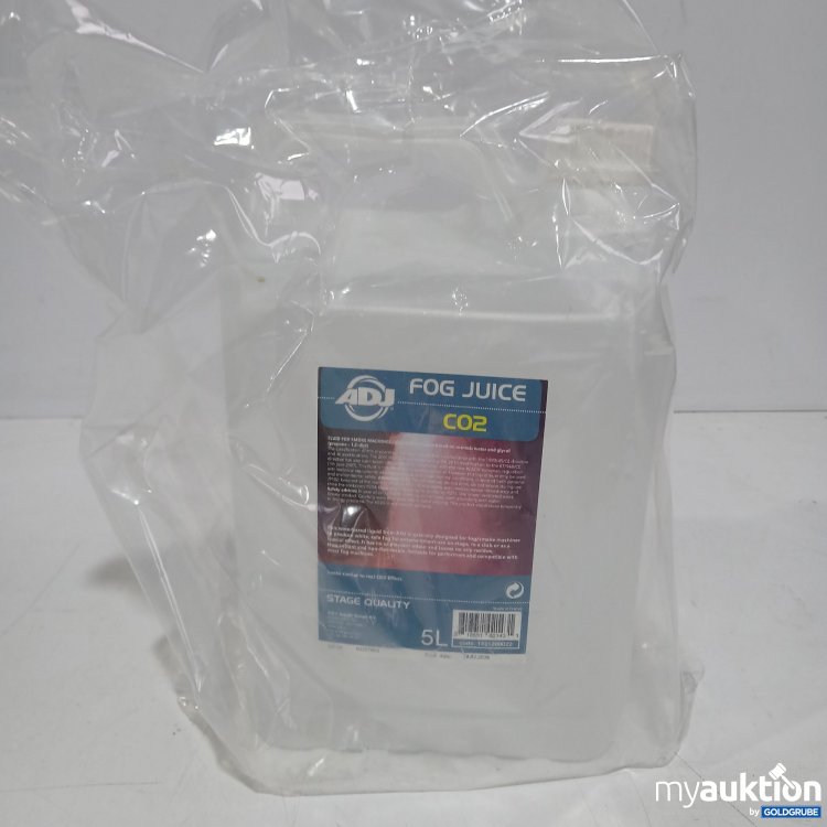 Artikel Nr. 957758: Adj Fog Juice Co2 Fluid for asmole Machines 5l