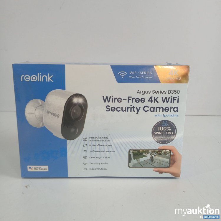 Artikel Nr. 361759 Artikel Nr. 361759: Redlink Wire-Free 4K WiFi Security Camera Argus Series B350