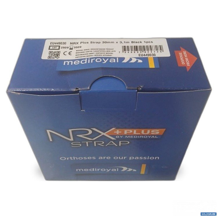 Artikel Nr. 471759 Artikel Nr. 471759: mediroyal NRX Plus Strap 30 mm x 3,1 m Black 1 pcs