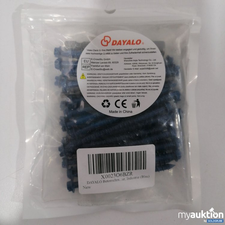 Artikel Nr. 898759: Dayalo Betonschrauben