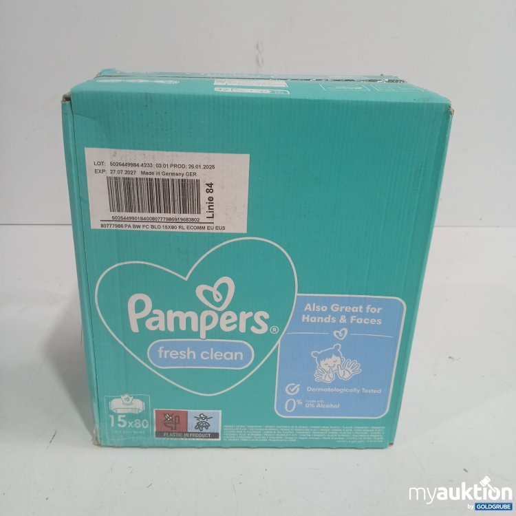 Artikel Nr. 998759: Pampers fresh clean Baby Wipes 15x80Stk 