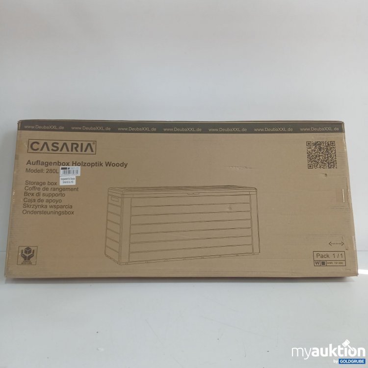 Artikel Nr. 438760: DeubaXXL Casaria Auflagenbox Holzoptik Woody 280l 191390