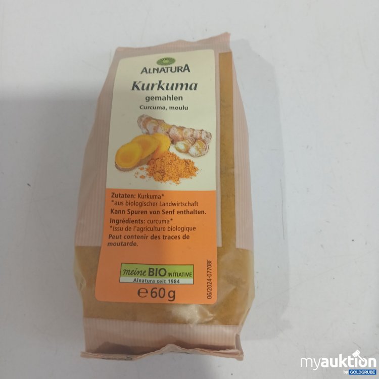 Artikel Nr. 852760: Alnatura Kurkuma gemahlen 60g