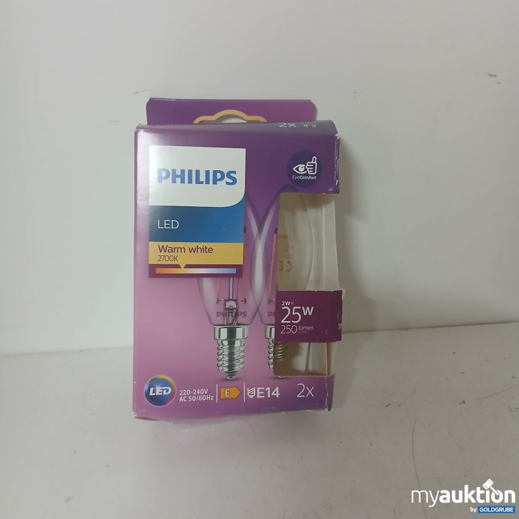 Artikel Nr. 905760 Artikel Nr. 905760: Philips LED Warm White 2x E14