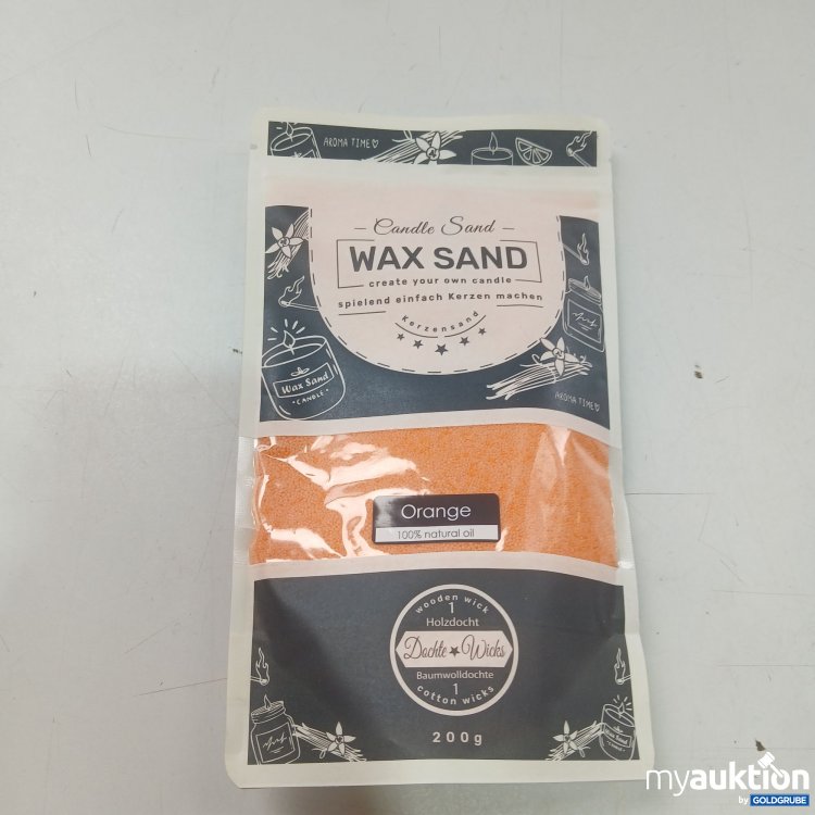 Artikel Nr. 970760: Candle Sand Wax Sand 200g Orange 