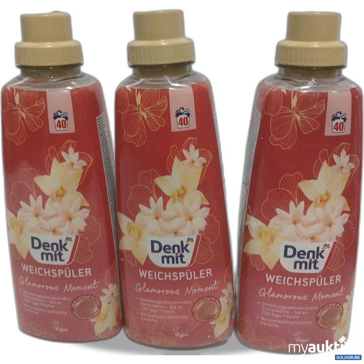 Artikel Nr. 985760: Denk mit Weichspüler Glamorous Moment 3x1l