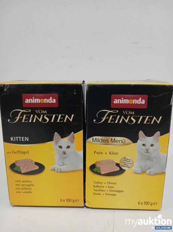 Artikel Nr. 990760 Artikel Nr. 990760: ANIMONDA vom Feinsten Kitten Geflügel 12x je 100g