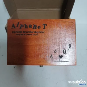 Auktion Alphabet Stempelset