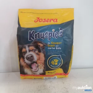 Auktion Josera Knuspies Trockenfutter für Hunde 900g