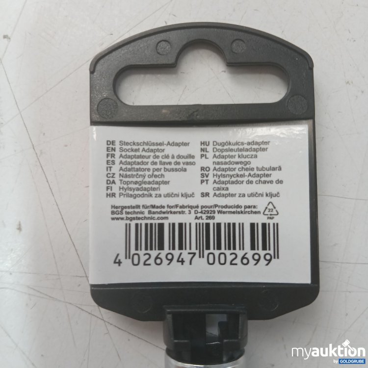 Artikel Nr. 446761 Artikel Nr. 446761: BGS CV Steckschlüssel-Adapter
