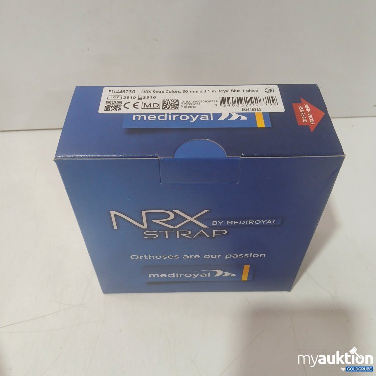 Artikel Nr. 471761 Artikel Nr. 471761: mediroyal NRX Strap Colors 30 mm x 3,1 m Royal Blue
