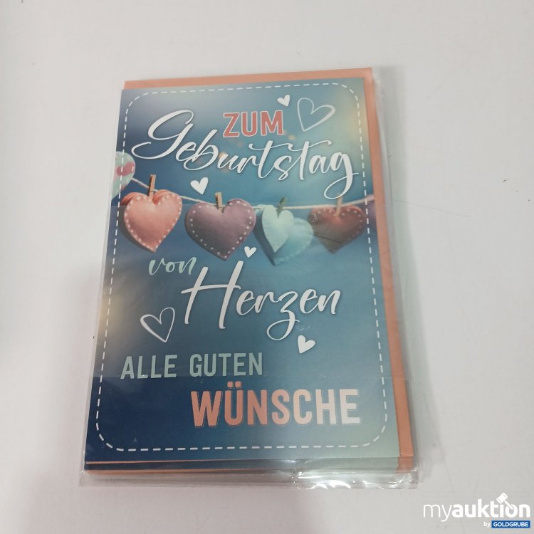 Artikel Nr. 799761 Artikel Nr. 799761: Geburtstagskarte 5 Stück