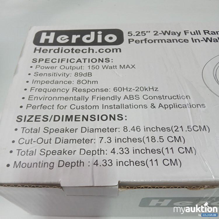 Artikel Nr. 808761: Herdio Stereo Sound Speaker 
