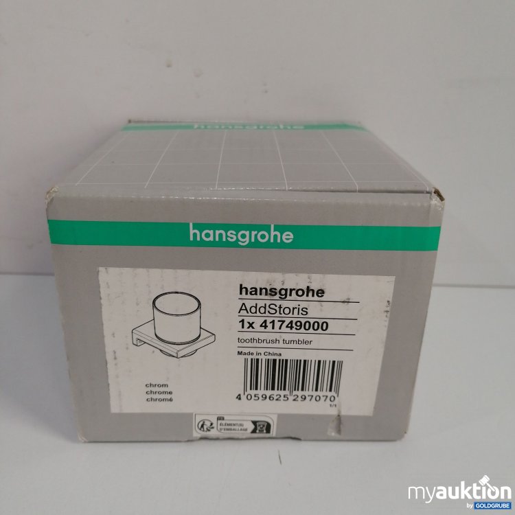 Artikel Nr. 847761 Artikel Nr. 847761: Hansgrohe Add Storis 41749000, Toothbrush Tumbler Chrom