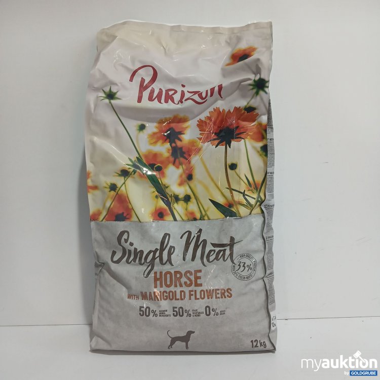 Artikel Nr. 854761: Purizon Hundefutter Single Meat Horse with Marigold Flowers 12kg 