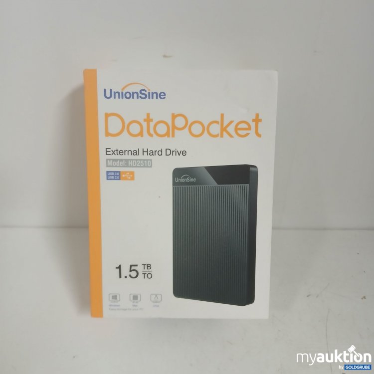 Artikel Nr. 877761 Artikel Nr. 877761: UnionSine DataPocket External Hard Drive HD2510 1.5TB
