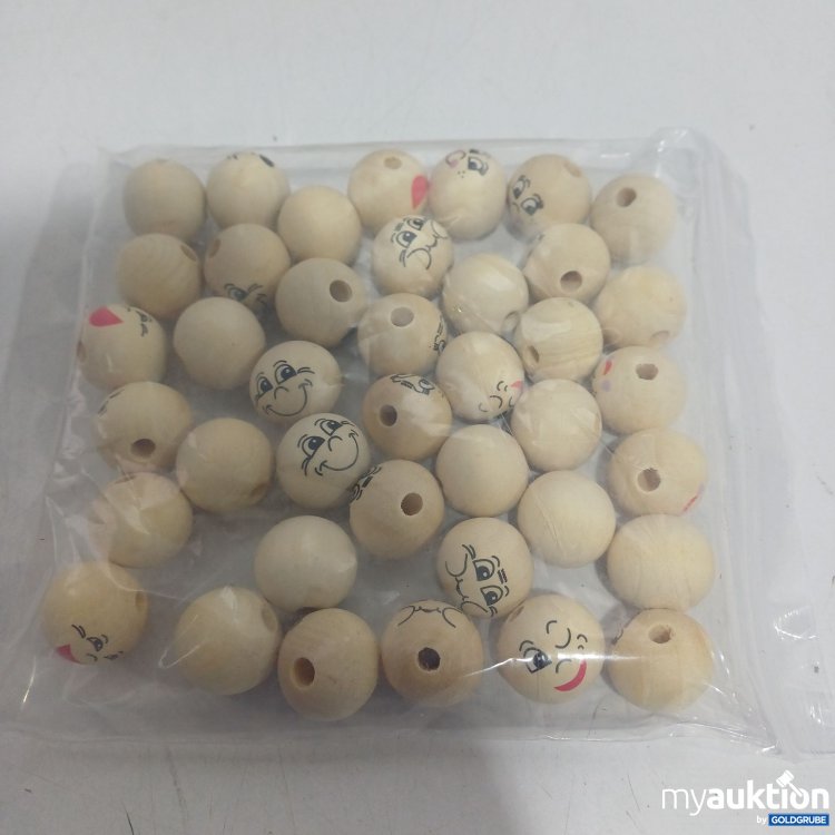 Artikel Nr. 894761: Holzperlen mit Gesichter
