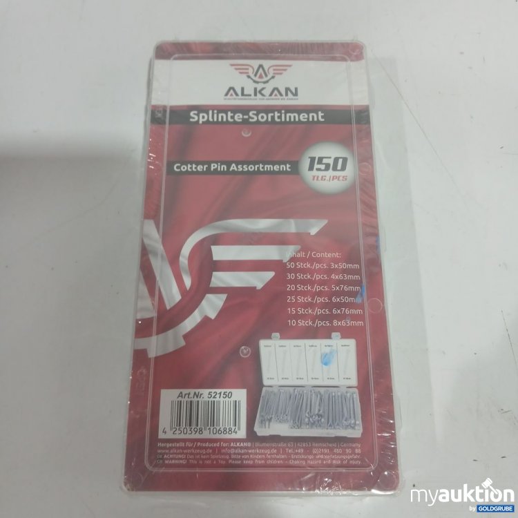 Artikel Nr. 919761: Alkan Splinte-Sortiment Cotter Pin Assortment