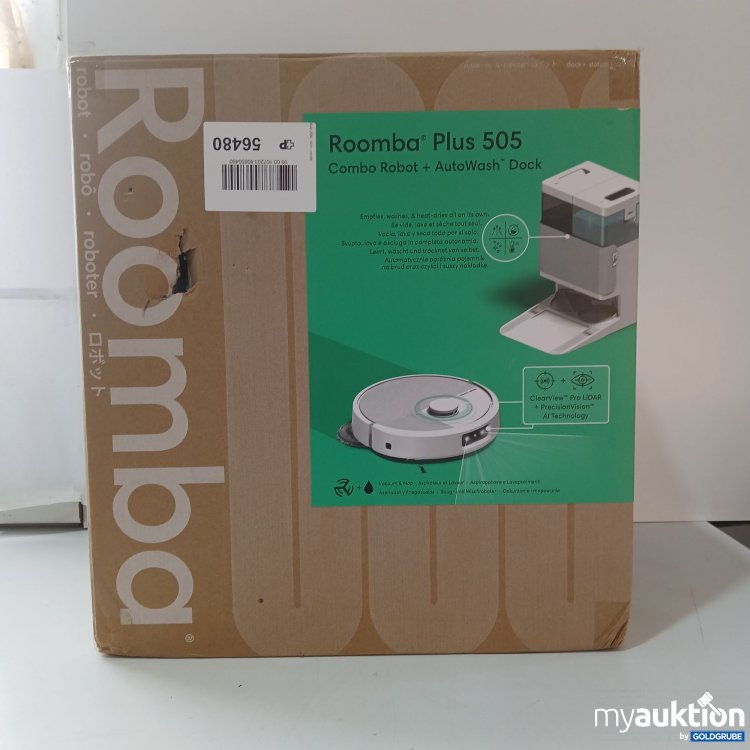 Artikel Nr. 921761: iRobot Roomba Plus 505 Combo Roboterstaubsauger + Autowash Dock Art.No. N185240 Modell RCF-Y1