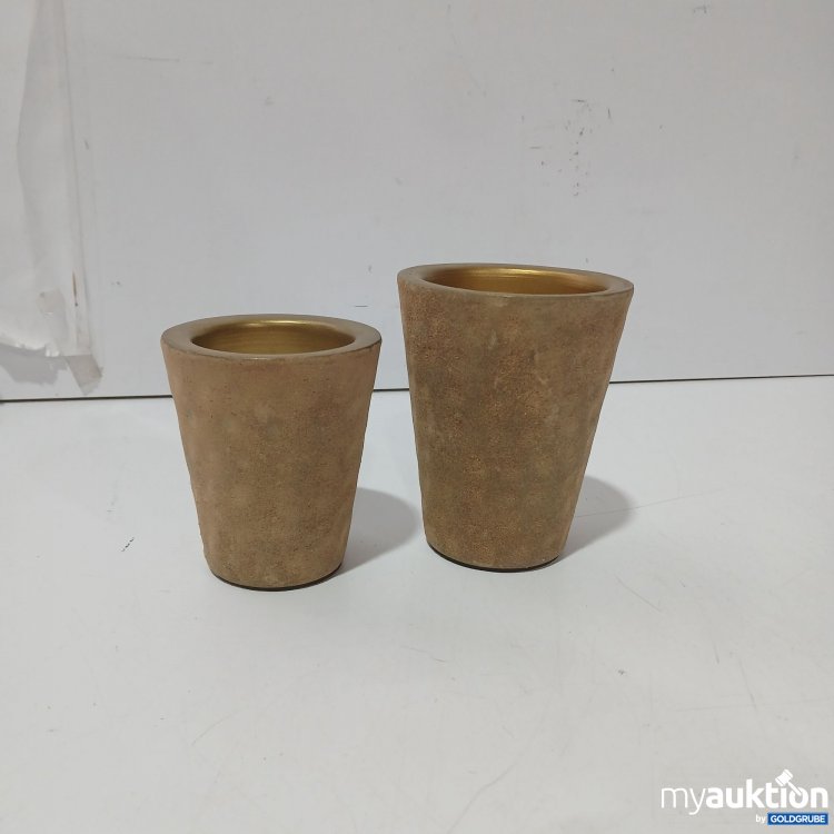 Artikel Nr. 929761: Kerzenhalter 2Stk ca 11,5cm hoch & 9cm hoch 