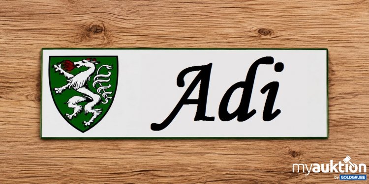 Artikel Nr. 936761: Blechschild 