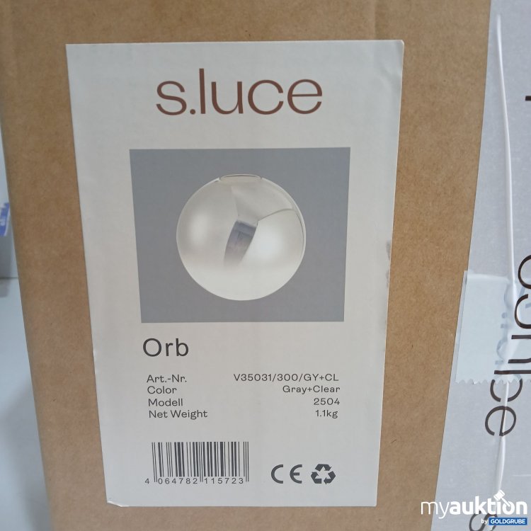 Artikel Nr. 951761: Sluce Orb Lampe grey + clear 2504 