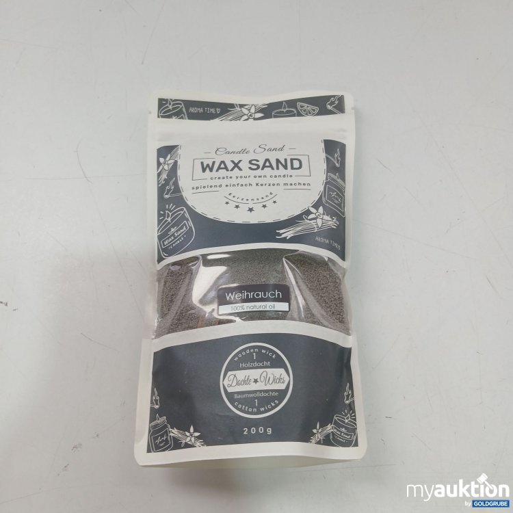 Artikel Nr. 970761: Candle Sand Wax Sand 200g Weihrauch