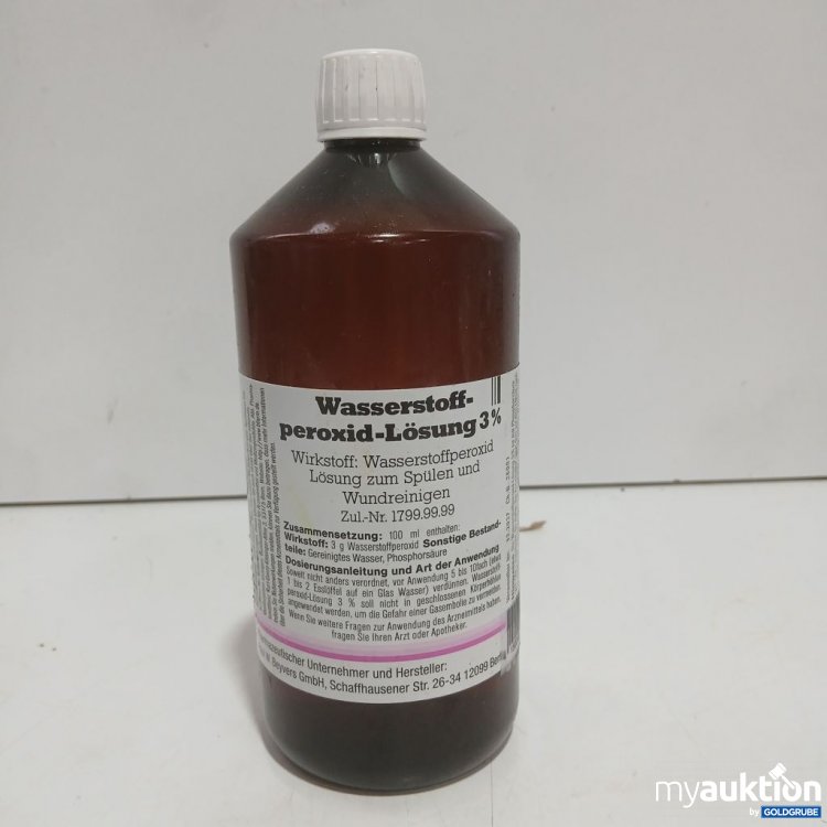 Artikel Nr. 985761: Wasserstoffperoxid-Lösung 3% 100ml