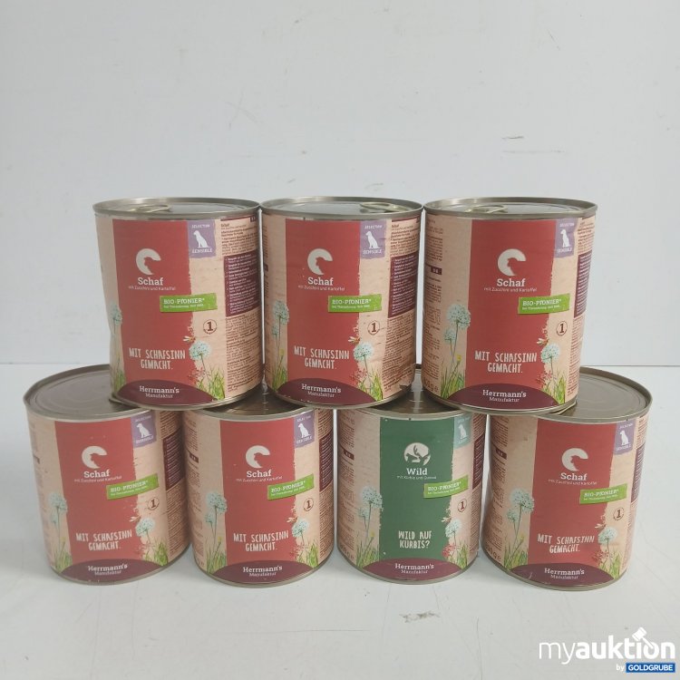 Artikel Nr. 987761: Herrmanns Manufaktur Hundefutter div. Sorten 800g 7Stk 