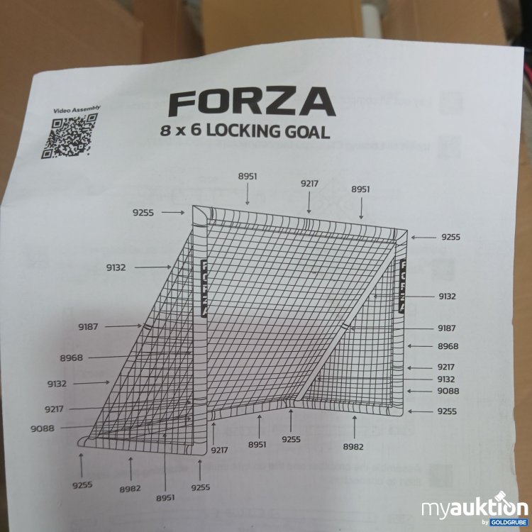 Artikel Nr. 438762: Forza 8x6 Locking Goal Fußballtor