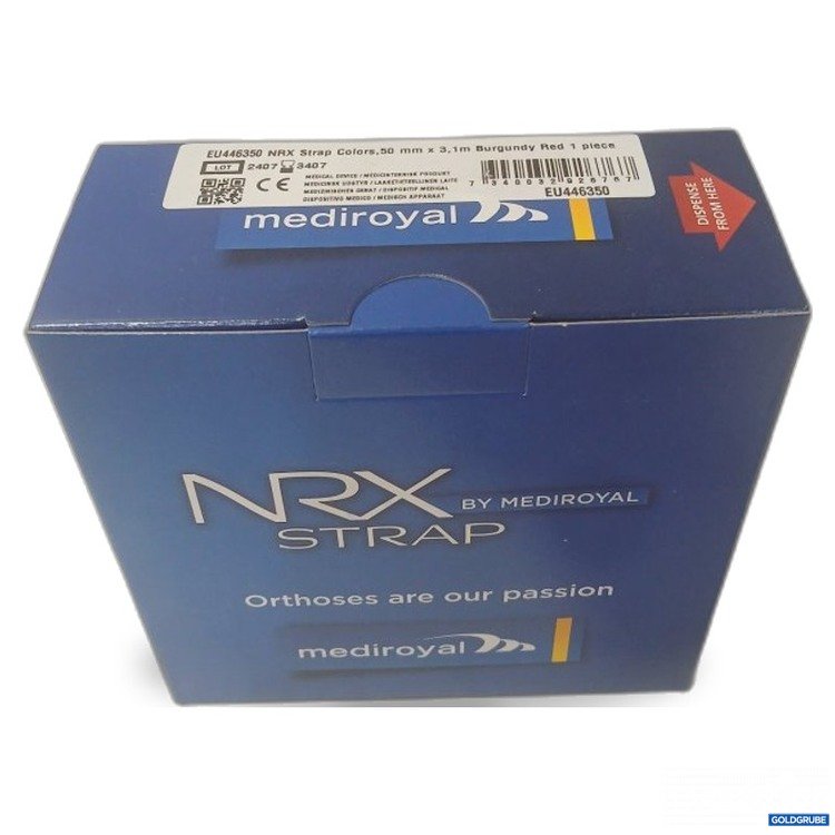 Artikel Nr. 471762: mediroyal NRX Strap 50 mm x 3,1 m Burgundy Red