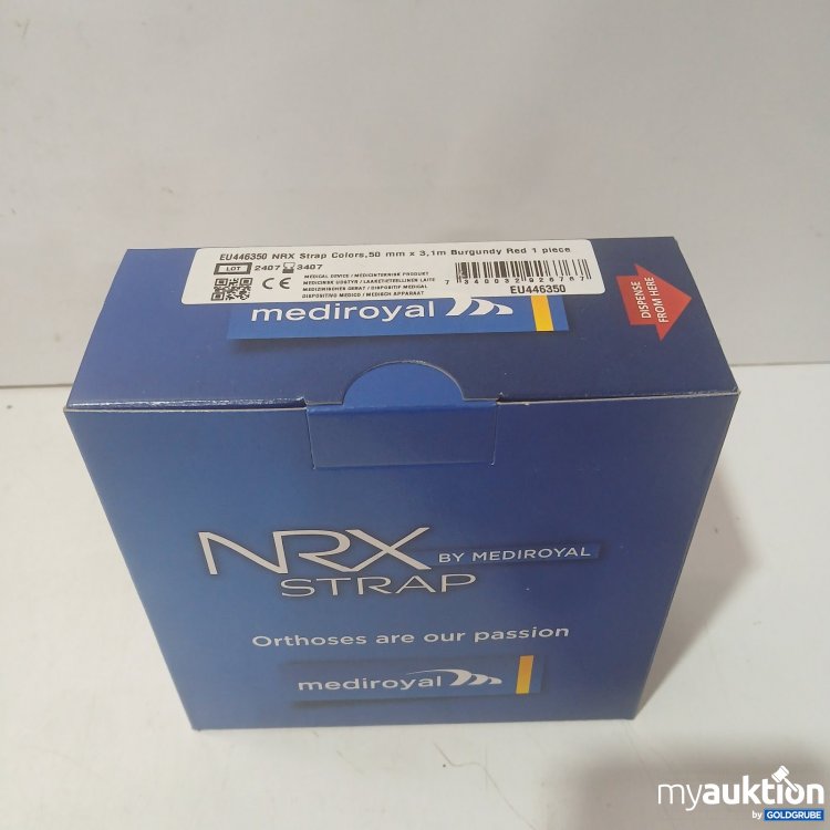 Artikel Nr. 471762: mediroyal NRX Strap 50 mm x 3,1 m Burgundy Red