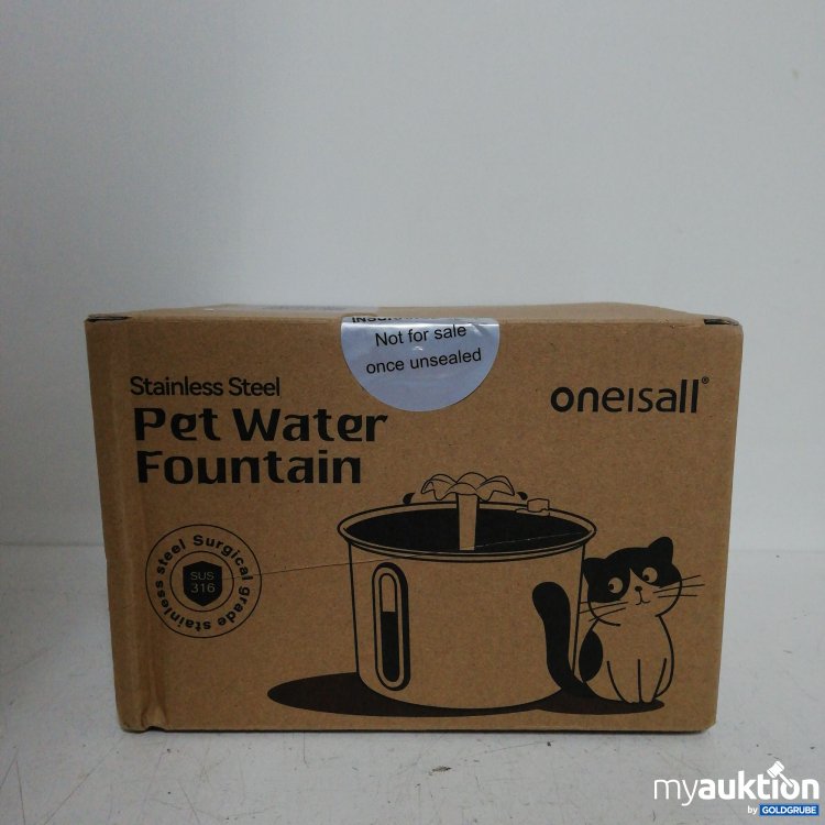Artikel Nr. 714762: Oneisall Stainless Steel Pet Water Fountain 