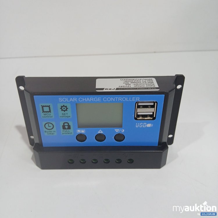 Artikel Nr. 827762 Artikel Nr. 827762: PWM Solar Charge Controller 12V/24V