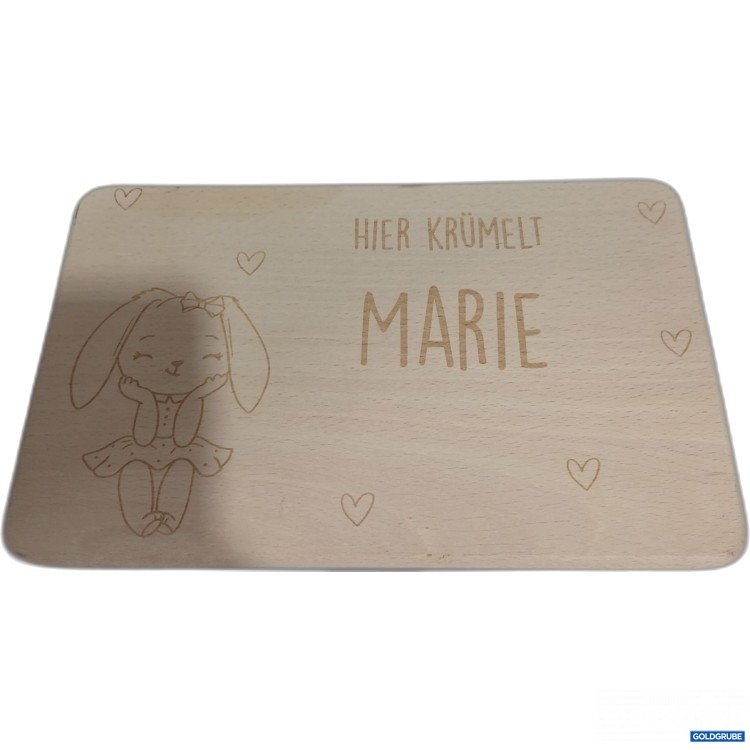 Artikel Nr. 878762 Artikel Nr. 878762: Hier krümelt Marie Brett ca. 22x14cm