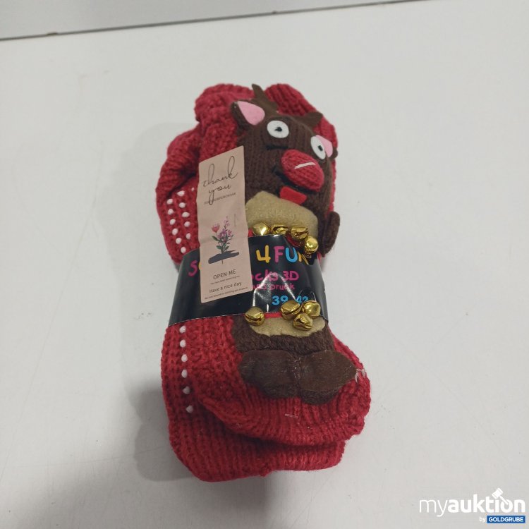 Artikel Nr. 894762: Socks4Fun RentierSocken mit Glöckchen gr.39-42