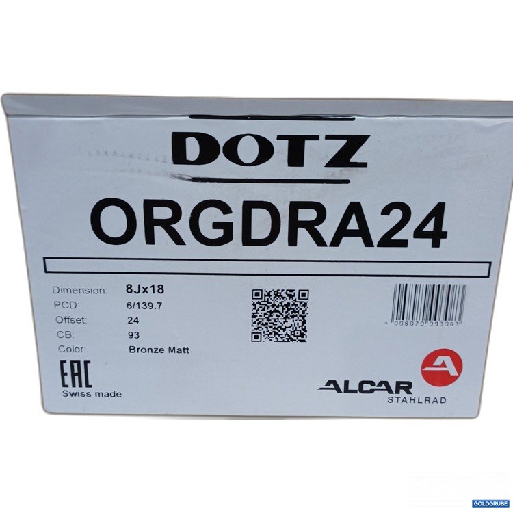 Artikel Nr. 960762: Dotz Orgdra24 Felge Bronze matt 8Jx18 6/139.7 
