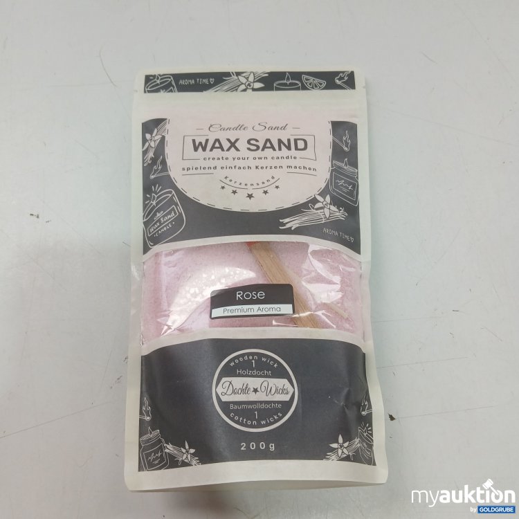 Artikel Nr. 970762: Candle Sand Wax Sand 200g Rose 