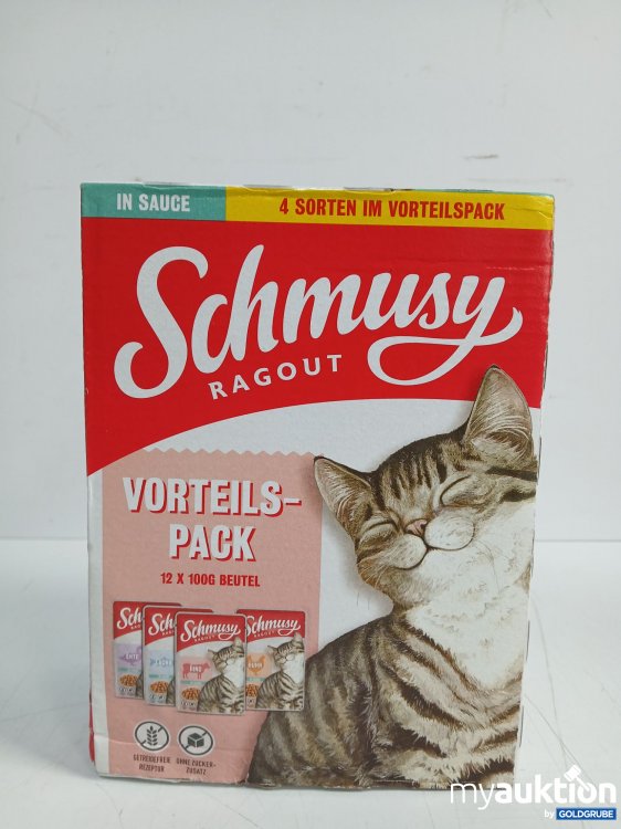 Artikel Nr. 990762: SCHMUSY Ragout Katzenfutter12x je100g