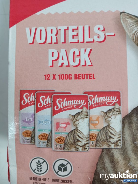 Artikel Nr. 990762: SCHMUSY Ragout Katzenfutter12x je100g